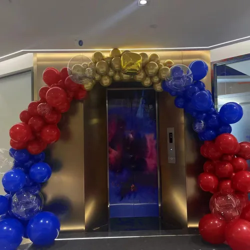 Vista 6 de Globos rojos de fiesta, paquete de 100 globos de 12 pulgadas para San Valentín, cumpleaños, boda, aniversario, despedida de soltera, Navidad