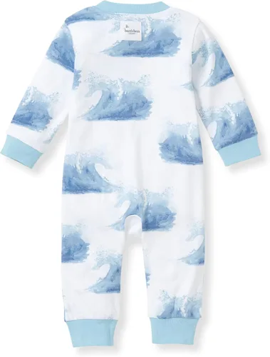 Vista 2 de Burt's Bees Baby Pijama para dormir y jugar para bebé, mono con cremallera