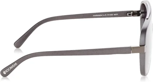 Vista 3 de Rocawear R1493 Modern Uv Protective Aviator Pilot Shield Sunglasses. Gifts for Men with Flair, 131 Mm