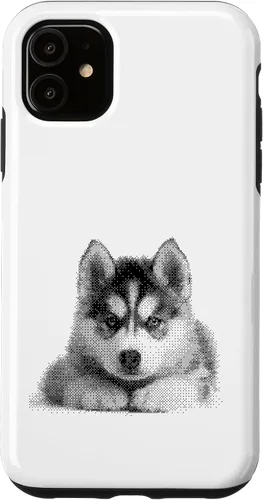 Vista 8 de Cute Siberian Husky for Dog Mom and Paw Parents Case for iPhone XR