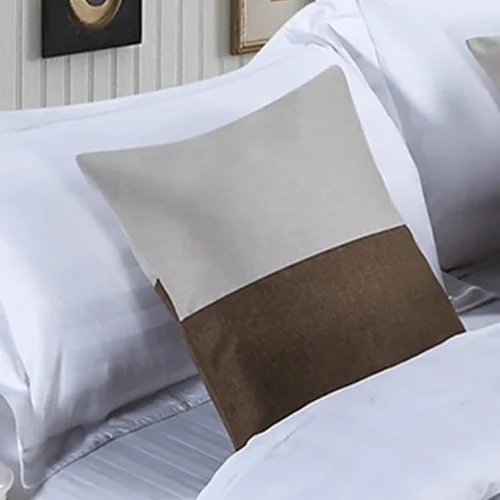 Vista 30 de Paquete de 1 cojín de 17.7 x 17.7 in, con fundas de almohada a juego y núcleo de almohada para decoración de cama, sala de estar, sofá, dormitorio