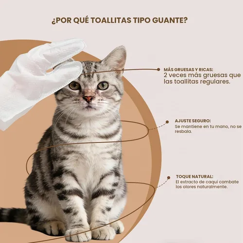 Vista 5 de IMMHABI - 100 toallitas desodorizantes de limpieza para perros y gatos