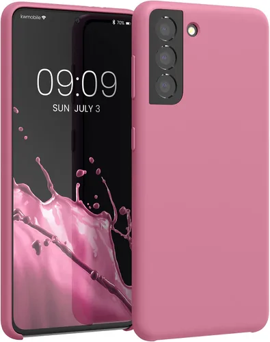 Vista 212 de kwmobile Funda compatible con Samsung Galaxy S9 - Funda de silicona TPU con acabado suave - Blue Reef
