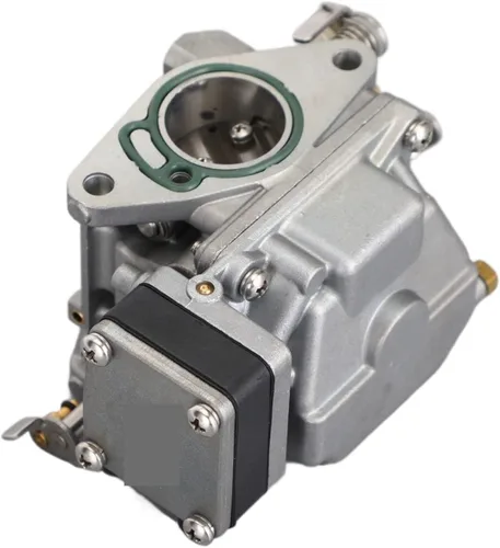 Vista 6 de Carburador para motores fueraborda Tohatsu/Nissan 9.9HP 15HP 18HP 2 tiempos, barco Modelo de motor M9.9D2 M15D2 M18E2, parte