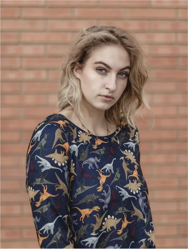 Vista 7 de LaVieLente Fashion Blusa tipo túnica para mujer, con patrón estampado, casual, suave, de manga larga, holgada, con dobladillo alto