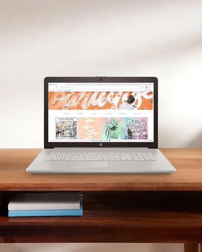 Vista 9 de HP PC portátil 17, Intel Core de 11 generación, 4 GB de RAM, SSD de 256 GB, gráficos UHD, pantalla HD+ de 17.3 pulgadas, Windows 11 Home, combo
