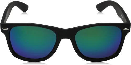 Vista 14 de zeroUV - Gafas de sol con montura de cuerno negro mate