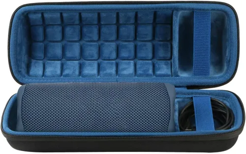Vista 11 de co2CREA Funda de viaje rígida de repuesto para JBL Flip 7 Flip 6 FLIP 5 Altavoz Bluetooth portátil impermeable (funda de camuflaje negro)