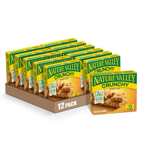 Vista 3 de Nature Valley Barras de granola crujientes, canela, 12 barras, 8.94 onzas (6 bolsas)