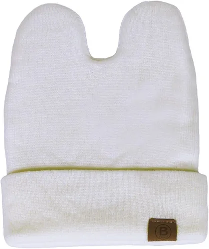Vista 4 de BASICO Gorro de punto unisex con orejas de conejo y gato para bebés y niños