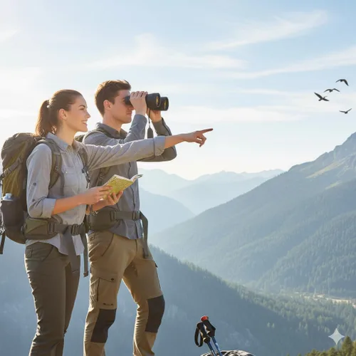 Vista 5 de Barska 10-30x60 Gladiator Zoom Binoculars – Long Range Binoculars for Bird Watching, Stargazing & Hunting, Multi-Coated Lenses, Tripod Compatible