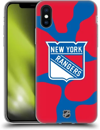 Vista 223 de Head Case Designs Funda de gel suave con licencia oficial de la NHL Camouflage New York Rangers compatible con Apple iPhone 7 Plus/iPhone 8 Plus