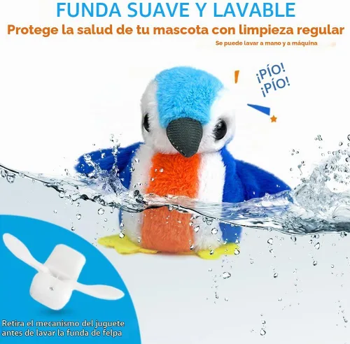 Vista 7 de Juguete interactivo de pingüino para gatos, juguete recargable con alas aleteadas con hierba gatera, alas de batir automáticas, divertido juguete