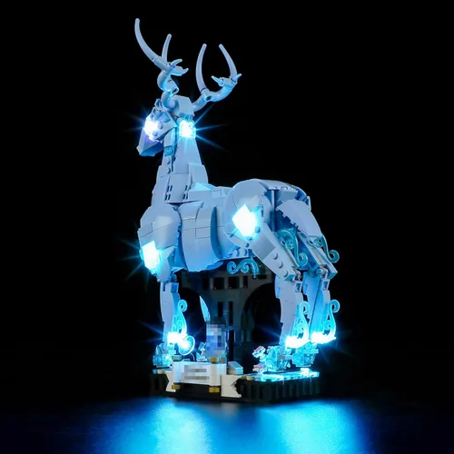 Vista 3 de BRIKSMAX Kit de iluminación LED para LEGO-76414 Expecto Patronum, compatible con el modelo de bloques de construcción de Lego Harry Potter,