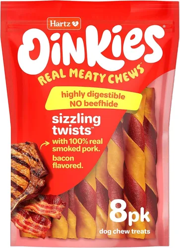 Vista 10 de Oinkies Porkalicious - Golosinas para perros con sabor a tocino, 8