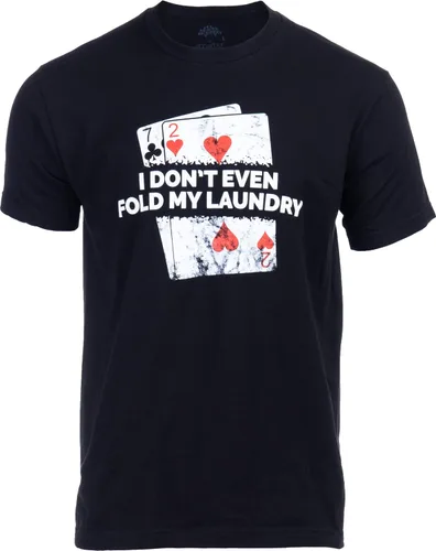 Vista 2 de Póker - I Don't Even Fold My Laundry Camiseta divertida de Texas Hold Em