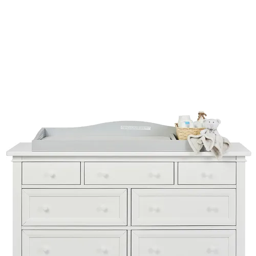 Vista 6 de Evolur Universal Collection - Bandeja cambiadora, elegante, duradera en Akoya Grey Pearl