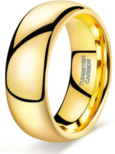 Vista 10 de TRUMIUM 2mm 4mm 6mm 8mm Tungsten Wedding Band Ring for Men Women