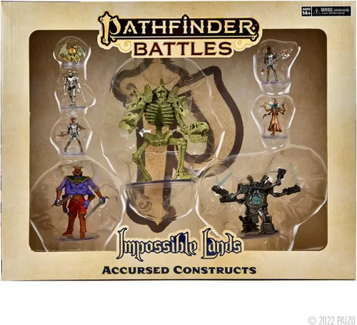 Vista 2 de WizKids Pathfinder Battles: Tierras imposibles - Set de construcciones malditas en caja