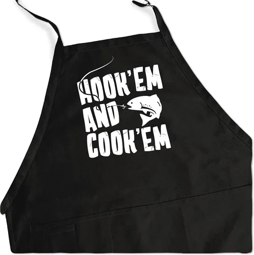 Vista 2 de ApronMen Cooking & Grilling Apron - Great Grilling Gifts for Dad - Adjustable One Size Fits All - Chef Kitchen Aprons for Men
