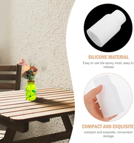 Vista 4 de Florero de epoxi para fundición, ideal para decoración de mesa, proyectos de manualidades en el hogar