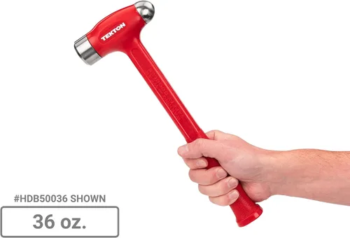 Vista 4 de TEKTON Juego de Martillos Ball Peen de Golpe Seco, 3 Piezas (36, 43, 50 oz.) HDB95002 Fabricado en EE.UU