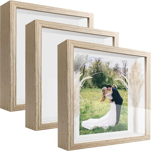 Vista 44 de Caja expositora pequeña de 4 x 6 pulgadas, vitrina para recuerdos, medallas, recuerdos de boda, manualidades, entradas y fotos