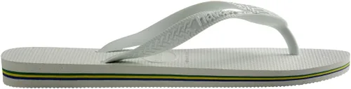 Vista 3 de Havaianas, ojotas brasileras para mujer., Blanco