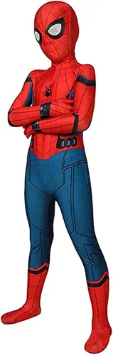 Vista 3 de Disfraz de superhéroe para niños, disfraz de elastano Zentai completo, talla XL