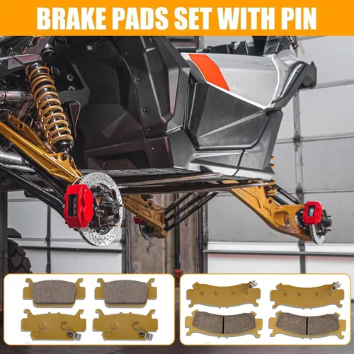Vista 6 de Pastillas de freno compatibles con Honda Pioneer 1000, Pioneer 1000-5 2016-2024 Honda Talon 1000R 1000X 2019-2024 - Reemplaza 06451-HL4-A01
