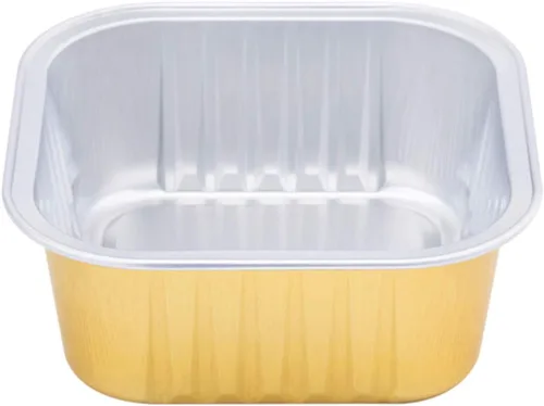 Vista 2 de KEISEN Cuadrado 3 3/5" Vasos desechables de papel de aluminio 5.1 fl oz 5.5oz 100/PK para Muffins, magdalenas, hornear, hornear, utilidad, Ramekin