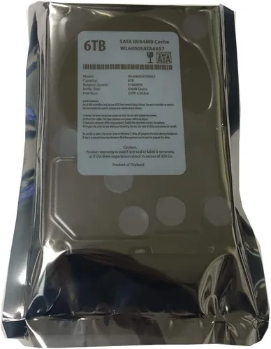 Vista 4 de WL 6TB 64MB caché 5400RPM SATA III (6.0Gb/s) 3.5" DVR de vigilancia interna - con garantía de 1 año