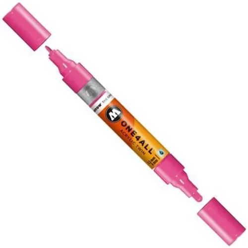 Vista 45 de Molotow ONE4ALL - Marcador acrílico de doble bomba, puntas de 0.059 in y 0.157 in, luz Amazonas, 1 cada uno (227.423)