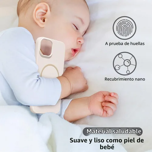 Vista 6 de Oakxco Funda de Silicona Mag Safe para iPhone 12 Pro Max, Funda Magnética Delgada y Fina Compatible con Carga Inalámbrica MagSafe, Bonita Funda