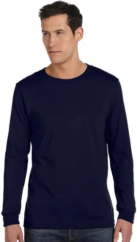 Vista 58 de Canvas Filmore 3501 - Camiseta de 4.2 onzas para hombre manga larga (1) Ceniza + (1) Jaspeado atlético