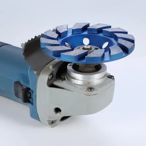 Vista 6 de TM disco de 4 pulgadas para molienda de diamantes de turbo de hormigón para amoladora de ángulo de trabajo duro 12 segs