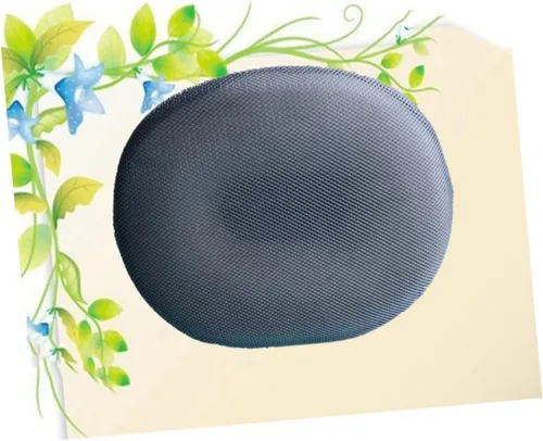 Vista 2 de Almohada embarazada para el coxis Hemorroides Cojín de asiento Estera de la cama Almohada Donut Almohada Cómodo Sentado Negro Malla