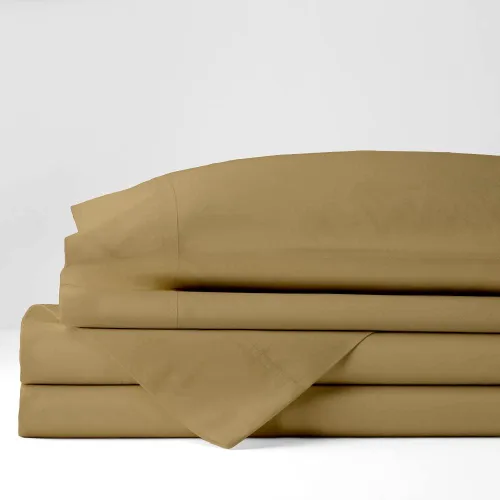 Vista 5 de Juego de ropa de cama dividida de 5 piezas, 800 TC-100% algodón, juego de sábanas divididas de algodón de fibra larga color negro, se adapta a