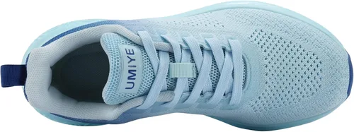 Vista 3 de UMIYE Zapatos deportivos para correr y caminar para mujer, antideslizantes, con soporte de arco