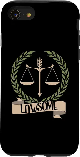 Vista 18 de Lawsome Scales Of Justice Lawyer Law Student Case for iPhone 16