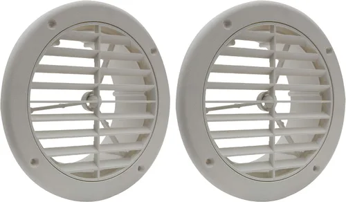 Vista 9 de RecPro Ventilación lateral de ventilación de CA para caravana de 5 pulgadas Filtro de carbón opcional Blanco Ventilación de CA para cámper