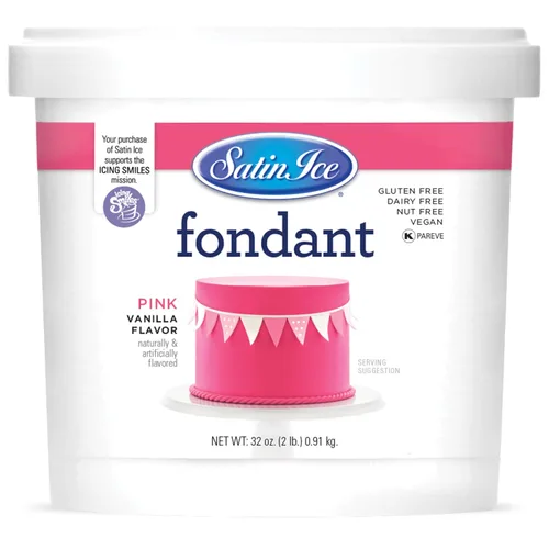 Vista 12 de Satin Ice - Fondant de café moca y menta Blanco