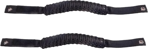 Vista 3 de Asas de agarre para barra antivuelco, mango de agarre Paracord para Ford Bronco, paquete de 2 (color negro)