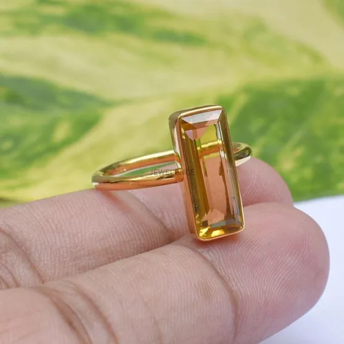 Vista 38 de Anillo de plata de ley maciza superpuesta de oro amarillo de 18 quilates para mujer, anillo de compromiso de plata esterlina, juego de bisel
