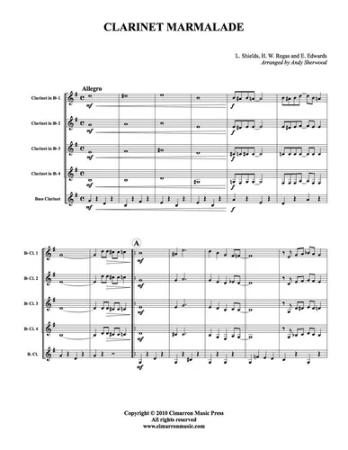 Vista 2 de Clarinet Marmalade