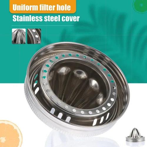 Vista 8 de Exprimidor manual de cítricos de acero inoxidable para el hogar, cocina, exprimidor de frutas para extracción rápida de jugo, herramienta de prensa