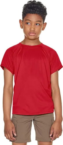 Vista 2 de ATHLIO Paquete de 2 camisetas de manga corta UPF 50+ para niños para exteriores, camiseta de natación para surf acuático, camiseta de natación UVSPF
