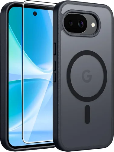 Vista 166 de FNTCASE - Funda para iPhone 16 Pro: magnética, mate, translúcida, de grado militar, protectora contra caídas, resistente, fina, duradera y a prueba