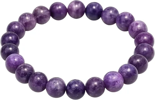 Vista 264 de Amazing Gemstone Crystal Bracelet for Women Men's Gifts - Protection Healing Crystal Bracelet - 8mm Gemstone Beaded Stretchable Bracelet Pulseras