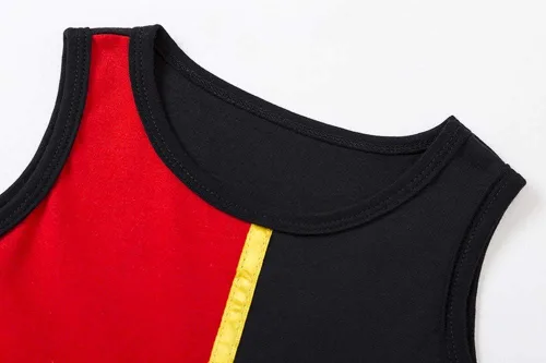 Vista 3 de Vestido de princesa para niñas con diseño de reina de corazones para niñas